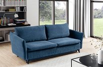 ALCAMO niebieska sofa z funkcją spania