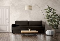 GIUMRI brązowa sofa z funkcją spania
