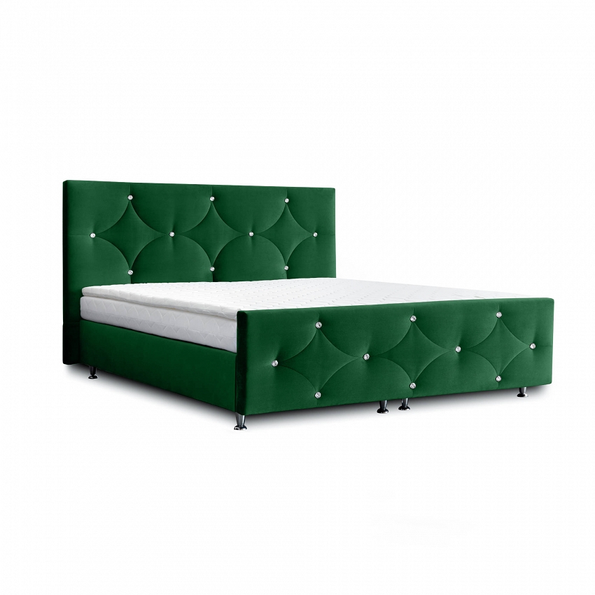 VONCES zielone łóżko - VONCES zielone łóżko