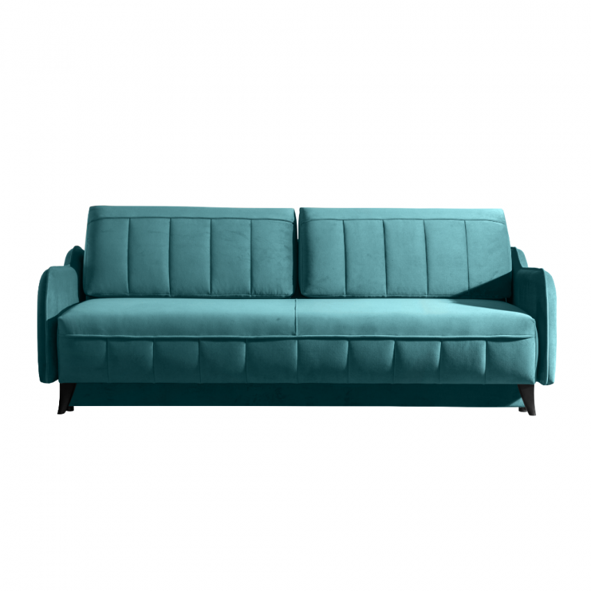 MARCUS zielona sofa z funkcją spania - MARCUS zielona sofa z funkcją spania
