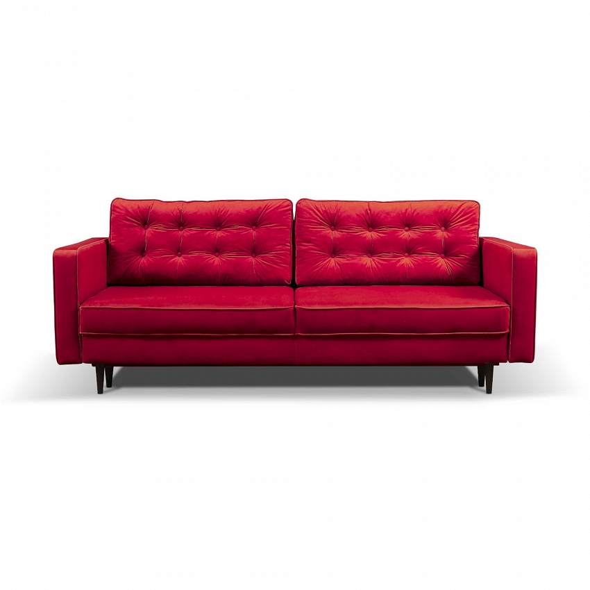 TIVOLI sofa na nóżkach - Sofa Tivoli Riviera 61 red