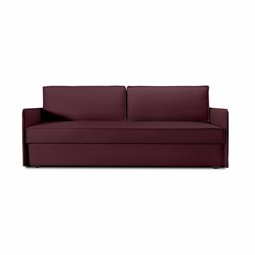 GIUMRI bordowa sofa z funkcją spania - GIUMRI bordowa sofa z funkcją spania